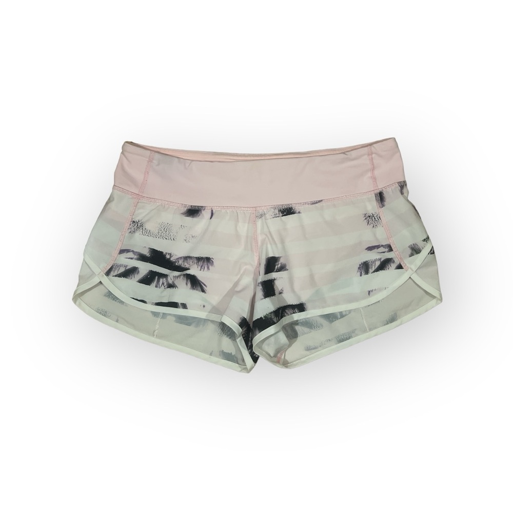 LULULEMON ATHLETICA‎ SHORTS PINK PALM 8